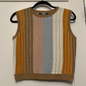 NWOT Anthro sparkle sweater/vest